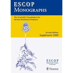 ESCOP Monographs. Second Edition: Supplement 2009: The Scientific Foundation for Herbal Medicinal Products