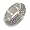 Silver AMR402895S Gents  Band Ring - Size S