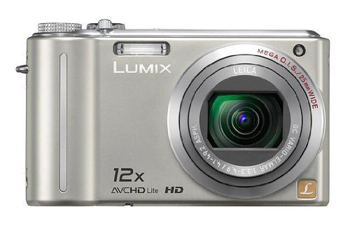 Panasonic DMC-TZ7EG-S Digitalkamera (10 Megapixel, 12-fach opt. Zoom, 7,6 cm Display, Bildstabilisator) silber