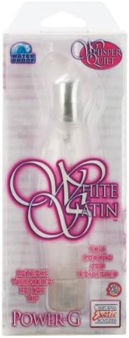 Waterproof Vibrating White Satin Power G - White