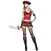 Leg Avenue 4pc.Scurvy Pirate,w/underwire bustier, skirt,arm bands,head scarf