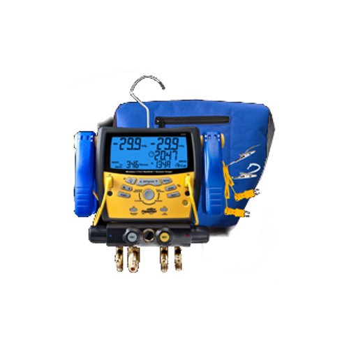 Fieldpiece SMAN4 Wireless 4 Port Refrigerant Manifold and Vacuum Gauge