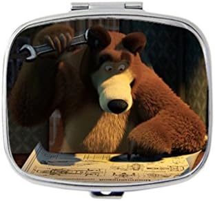 Masha and the Bear Unique Custom Design Pill Box Medicine Tablet Organizer Dispenser Case