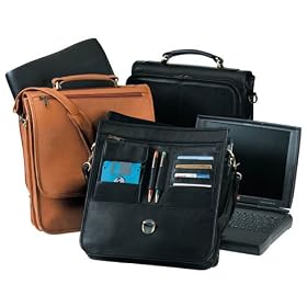 Royce Leather Large Laptop Organizer Briefcase Leather Business Cases