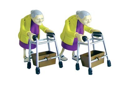 Racing Grannies, Wind Up and Race Game