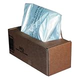 Powershred Waste Bags, Shredder Bags, For 120 & 220 Series, 26 Gallon Capacity, 50 Per Carton, Clear