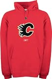 Calgary Flames -Red- Primary Logo Hooded Fleece Sweatshirt