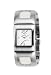 DKNY Stainless Steel Ladies White Dial & White Patent Leather Strap Watch