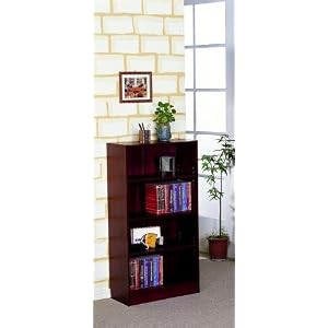 4 Tier Bookcase in Cherry Finish