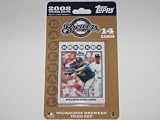 Topps MLB Baseball Cards 2008 Milwaukee Brewers 14 Card Team Set