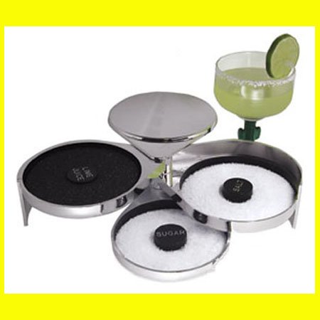 Margarita Salt Rimmer (3-Tier) Chrome