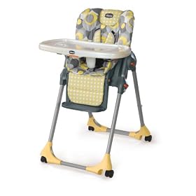 Chicco Polly Double Pad Vinyl High Chair