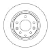Produkt-Bild: 2 AUTEK Bremsscheiben hinten MAZDA 6 1.8 2.0 2.3AWD 2.0DI 323 2.0 626 2.0TD 2.0TurboDI 2.0DITD
