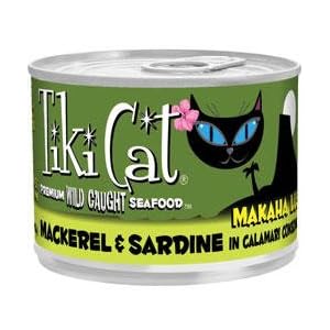 Tiki Cat Makaha Luau - Mackerel and Sardine in Calamari Consomme (8 6oz cans) by 