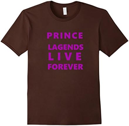 Men's The Artist Prince Lagends Live Forever Shirt for Man &amp; Woman Medium Brown