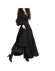 Puff Sleeves Wrap Pleated Lace-Up Brocade/Cotton/Polyester Prom Dress 