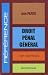 Droit p�nal g�n�ral
