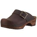 Sanita Clogs Wood-URBAN OPEN 453062, Damen Clogs & Pantoletten
