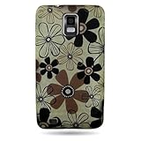 Flexi TPU With SMOKE DAISY FLOWERS Design Skin Sleeve Faceplate Cover Case  ....