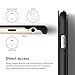 Phone 6S Case, elago [Leather Flip][Black/Black] - [Card Slot][Screen Protection][Premium Hybrid Construction] - for iPhone 6/6S
