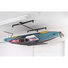 Racor PHL-1R Pro HeavyLift 4-by-4-Foot Cable-Lifted Storage Rack