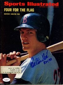 Carlton Fisk Autographed 1972 Sports Illustrated