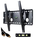 VideoSecu Tilting TV Wall Mount Bracket for Vizio VW37L VX37L GV42L VU42LF VW42L VX42L GV46LHDTV10A GV4 VW46LF GV42LF VW42L VW42LF SV420XVT VP423 VP422 VO42LF VP50 VP504 VP503 VP505XVT JV50P VP504F VX52LF 7LFHDTV VO47LF GV47LF SV470XVT E370VL E420VO E470VL E550VA M420SR with bonus 7ft HDMI cable and 6 3-Axis Magnetic Bubble Level 1TR