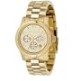 Michael Kors Watches Gold Chronograph Runway (Gold)