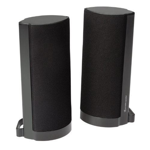 V7 2-Piece USB Powered Computer Speaker System for Laptops, Tablets, and Desktops, Vertical Standing or Horizontal Sound bar(A520S-N6)