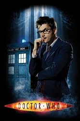 Doctor Who - TV Show Poster (The Doctor, Thevid Tennant) (Size: 24'' x 36'') Tardis & Smoke) (Da