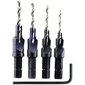Vermont American 16515 no.6 to no.10 Hex Shank Predrill and Countersink Assortment,... by Vermont American