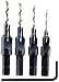 Tools & Hardware : Vermont American 16515 4 Piece #6 to #10 Hex Shank Predrill and Countersink Assortment