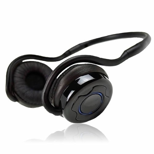 JUSTOP Bluetooth Wireless Stereo Headphones / Headset With Built-in MIC, Bluetooth V2.1+EDR Supports A2DP, Noise Cancellation, Up to 20 Hours Play Time, Handsfree Feature for mobiles, for use with Apple iTouch, iPad, iPhone, HTC, Sony, Nokia, Samsung Galaxy etc.