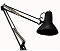 Grandrich G-2518 BLK 100-Watt Incandescent Architects Swing Arm Light, Black