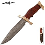 Gil Hibben Karate Master Fighter Damascus Steel Knife