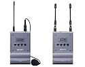 Sony LAV Microphone w/Bodypack Transmitter & Portable Wireless UHF Receiver (CH 66-69)