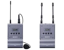 Sony LAV Microphone w/Bodypack Transmitter & Portable Wireless UHF Receiver (CH 62-65)