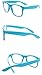 FancyG Classic Retro Fashion Style Clear Lenses Glasses Frame Eyewear - Sky Blue