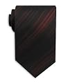 Alfani Tie, Dark Stripe Silk Navy ONE SIZE