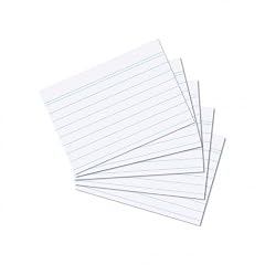 Herlitz Karteikarten A8 liniert VE=100 St�ck wei�
