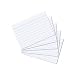 Herlitz Karteikarten A8 liniert VE=100 St�ck wei�