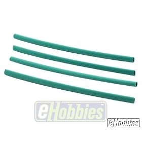 Du-Bro 436 3 32 Diameter Green Heat Shrink Tubing (4-Pack) from Tubings Heat Shrink