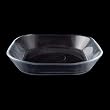 Sandy Square Soup Plate (8"x8"), Clear - 6 Pack