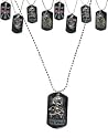 Skull & Cross Bones Skater Biker Goth Dog Tags Dogtags