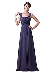 Beaded Sleeveless Charmeuse/Chiffon Evening Dress 