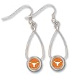 University of Texas French Loop Earrings NCAA