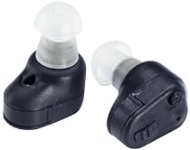 SSI 2 Bud Hearing Enhancement with Tone Control (4 Batteries Included, Black)