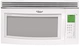 Whirlpool Gold Series GH6177XPQ 1.7 Cu. Ft. Over the Range g2microven Speedcook Oven with 1100 Cooking Watts & Grill and Bi-Level Cooking Racks: White