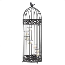 Birdcage Style Staircase Tealight Candle Holder Stand