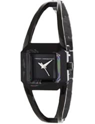 French Connection Womens FC1023B Stainless Steel Ion-Plating Black Watch